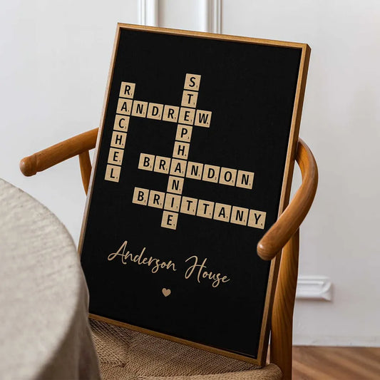 Family Crossword Art