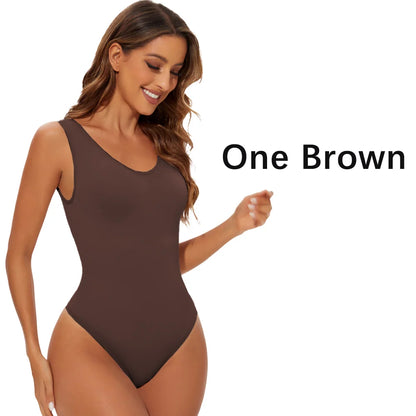 Seamless Tummy Control Shapewear Bodysuit