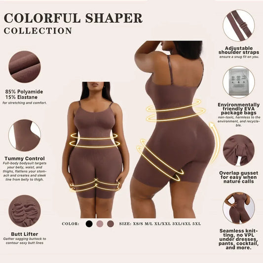 Shapewear Bodysuit Women Tummy Firm Control Waist Trainer Body Shaper Bodysuit Reducing and Shaping Shapers Bodysuit