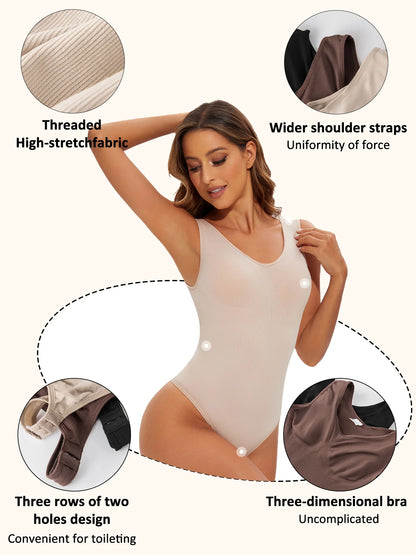 Seamless Tummy Control Shapewear Bodysuit