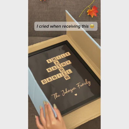 Family Crossword Art